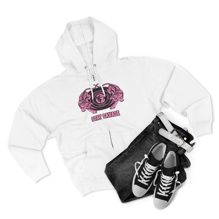 CG TIGER VS TIGER PINK/STAY SAVAGE ZIP UP