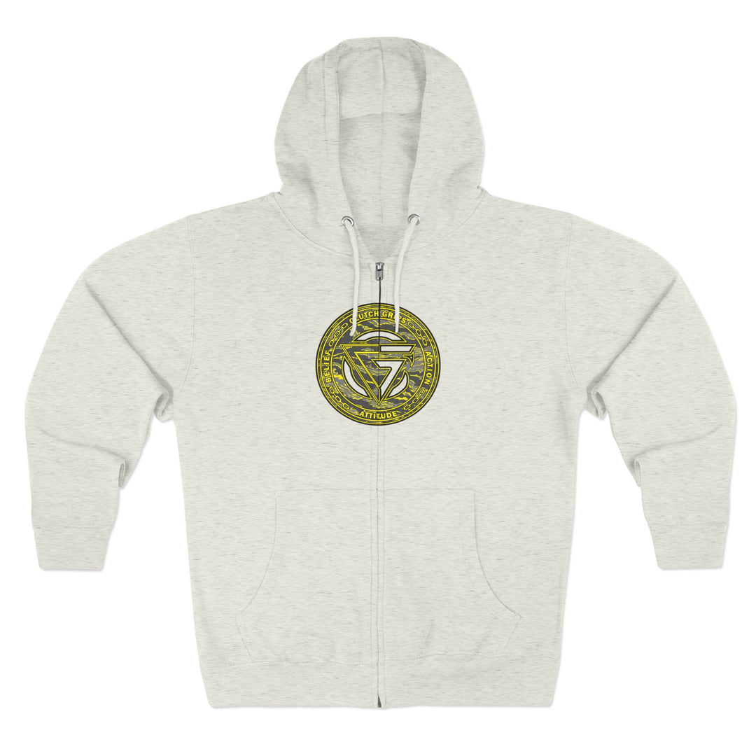CG ANGRY DOG CAMO YELLOW/LIFT OR DIE ZIP UP