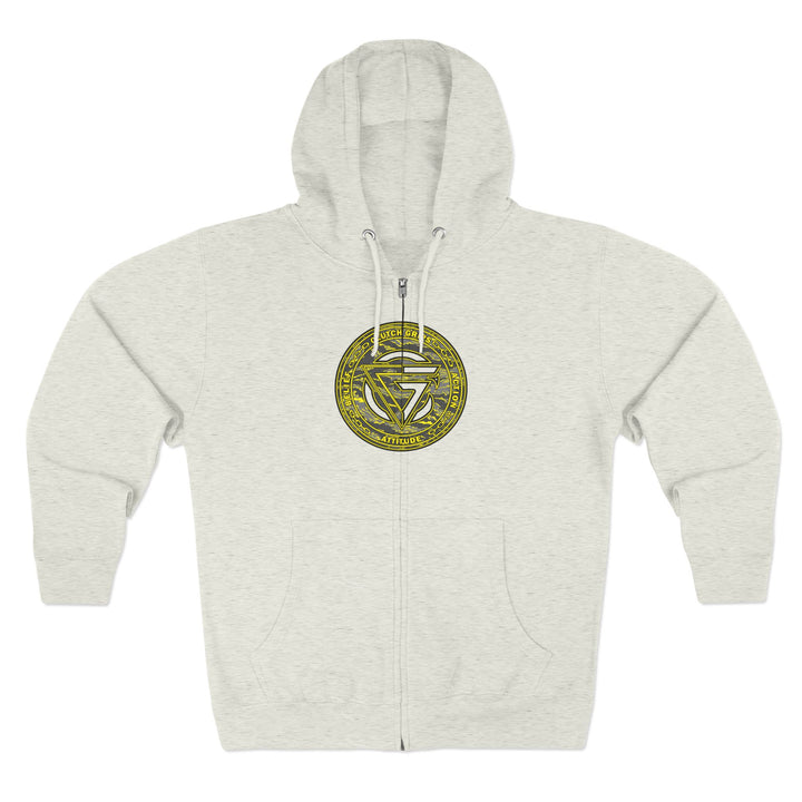 CG ANGRY DOG CAMO YELLOW/LIFT OR DIE ZIP UP