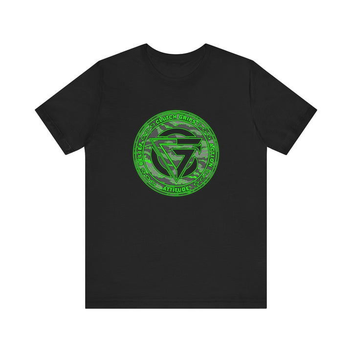 CG BASIC LOGO GREEN GREY CAMO