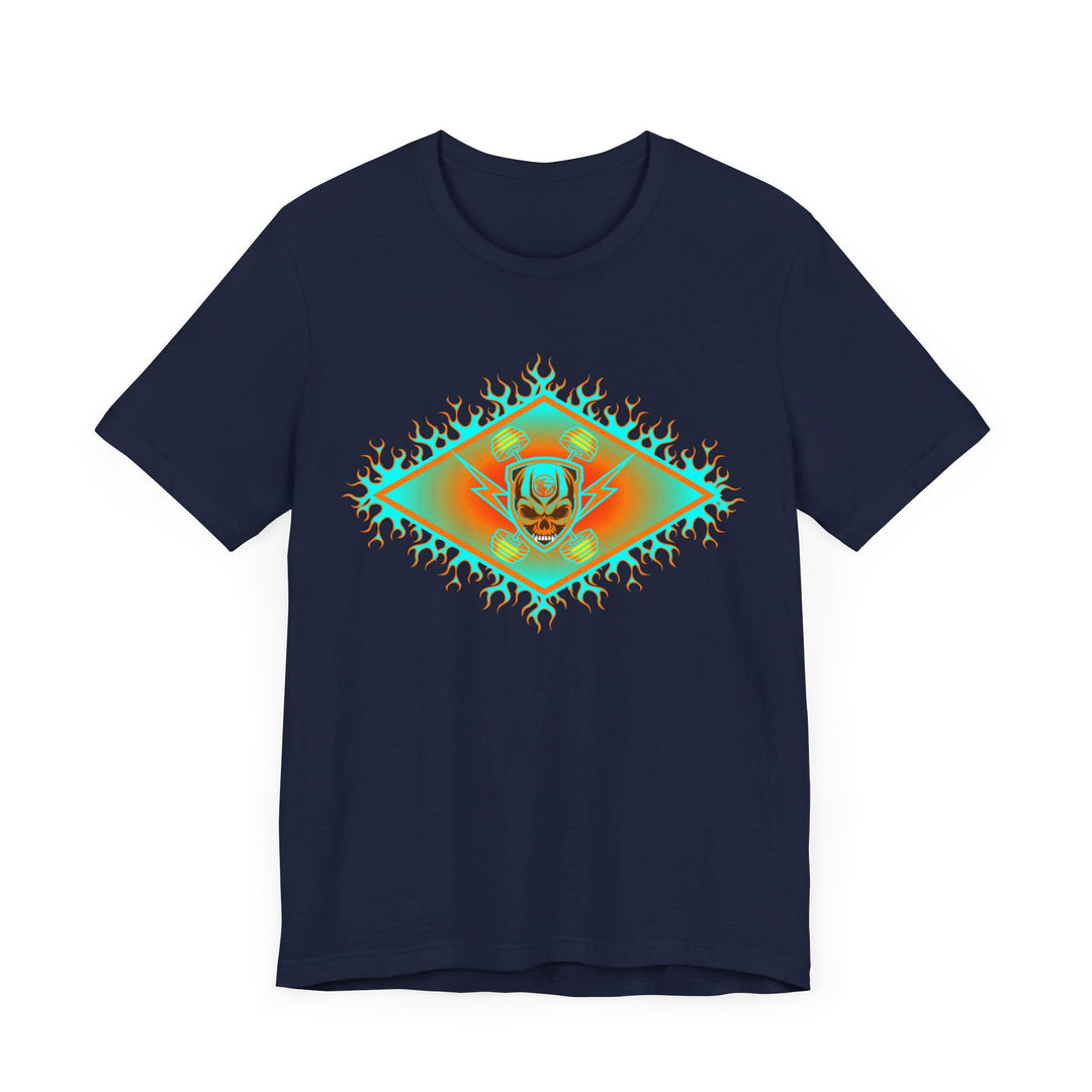 CG DIAMOND SKULLATOR MIAMI AQUA ORANGE DBL BELL