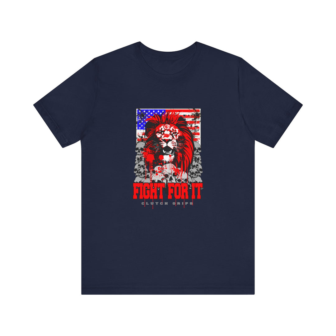 LIONHEART USA FLAG RED WHITE BLUE /FIGHT FOR IT