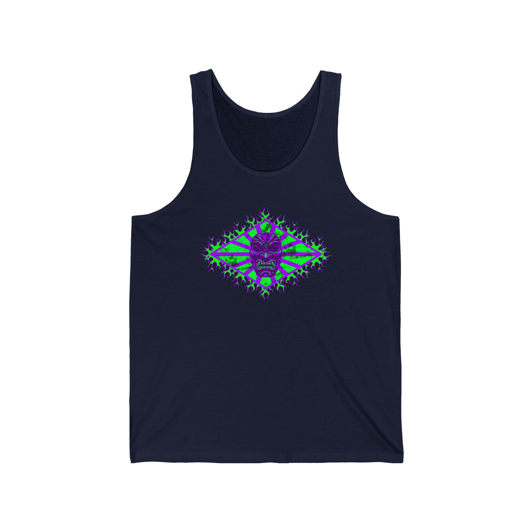 SAMURAI MASK DIAMOND PURPLE GREEN