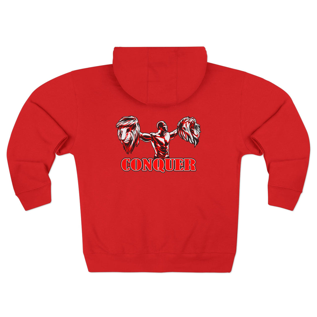 CG BEAST MASTER RED WHITE/CONQUER ZIP UP