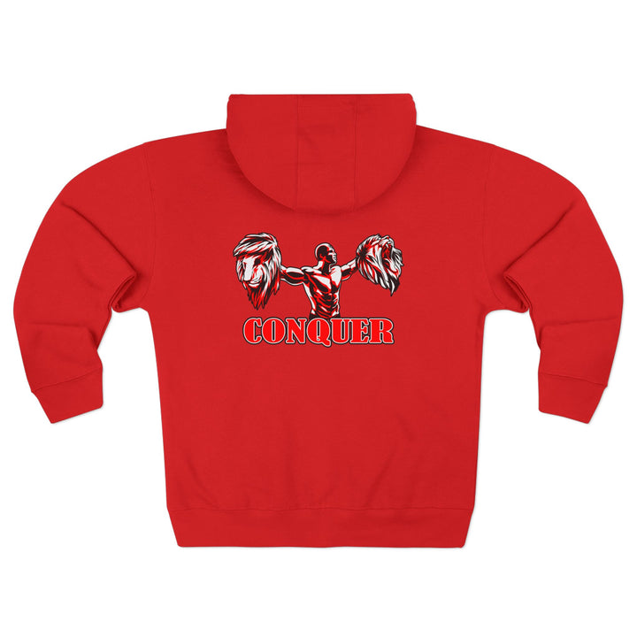 CG BEAST MASTER RED WHITE/CONQUER ZIP UP