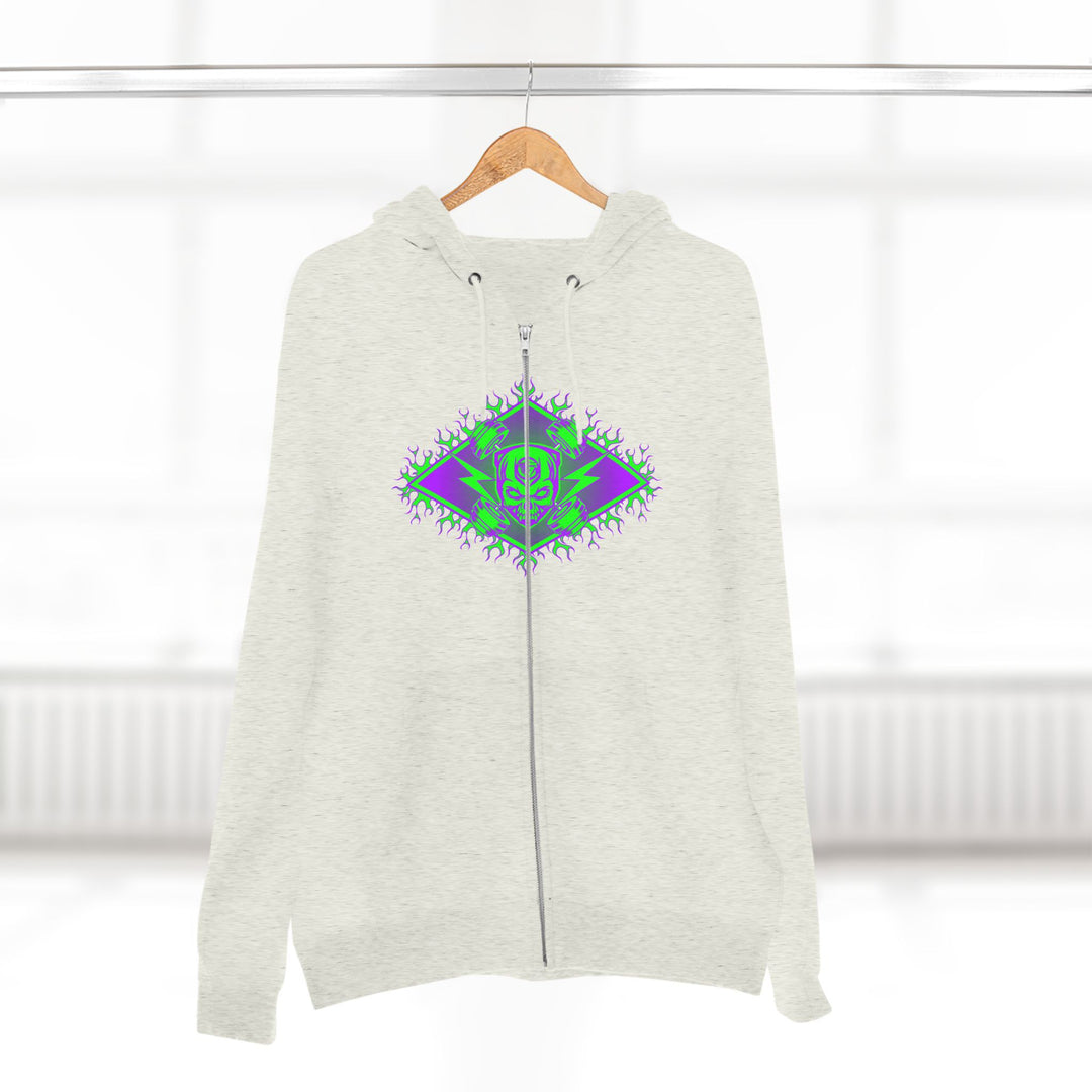 CG TIGER VS TIGER PURPLE GREEN /STAY SAVAGE ZIP UP