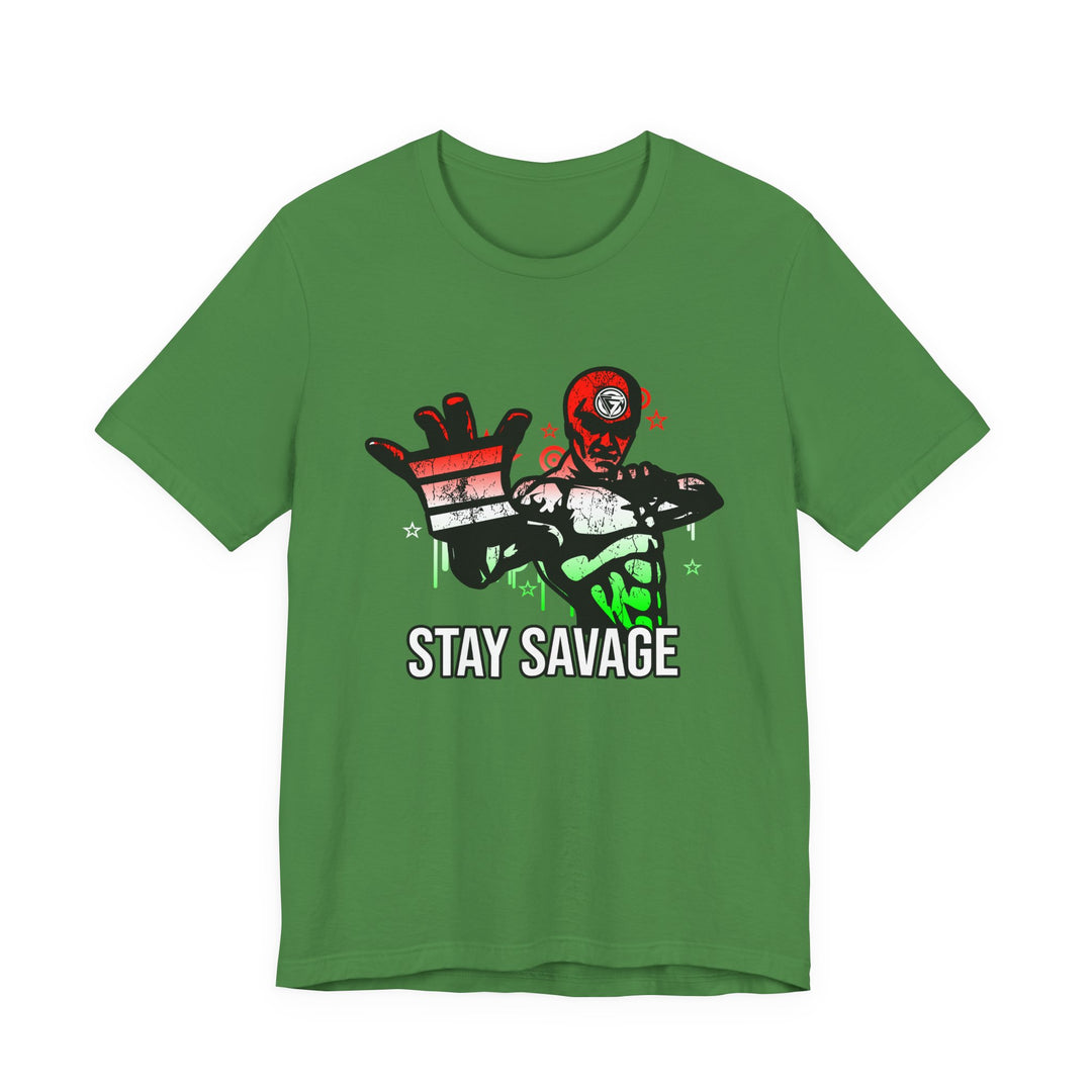 GRIP MASTER MAC RED WHITE GREEN FADE /STAY SAVAGE