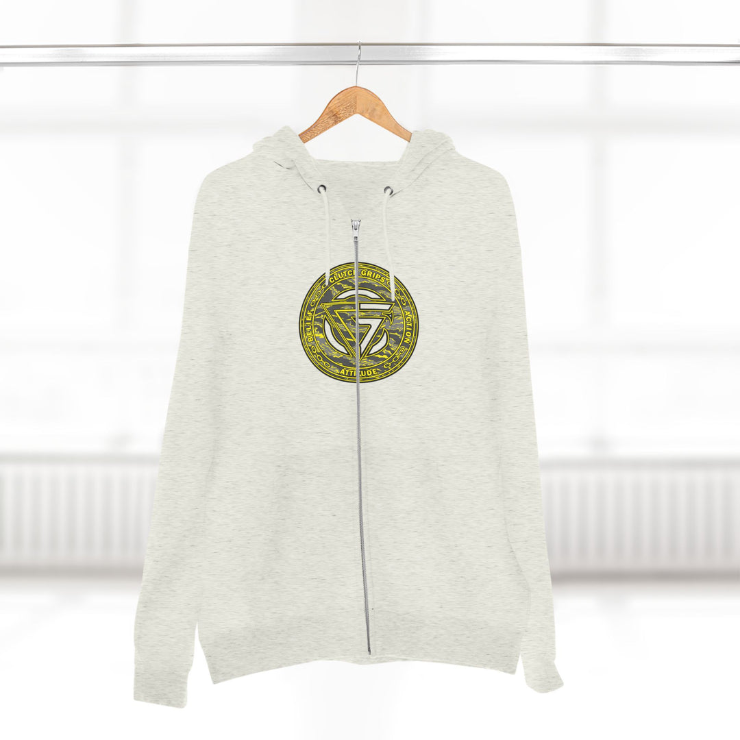 CG ANGRY DOG CAMO YELLOW/LIFT OR DIE ZIP UP
