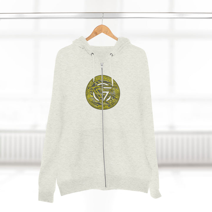 CG ANGRY DOG CAMO YELLOW/LIFT OR DIE ZIP UP
