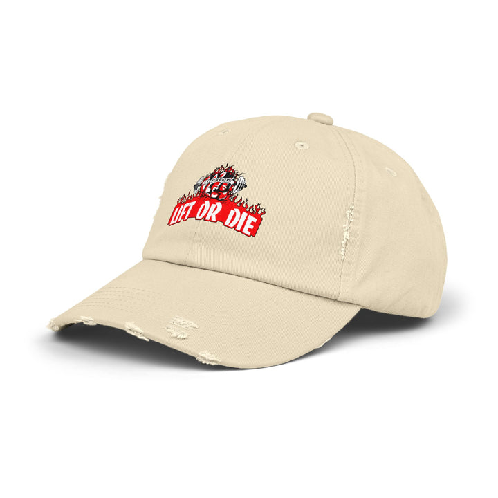 CG FIRE & FIST RED WHITE BLACK/LIFT OR DIE CAP