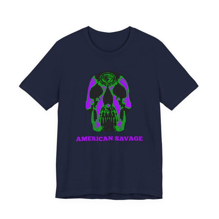 SKULLATOR PURPLE GREEN  /AMERICAN SAVAGE