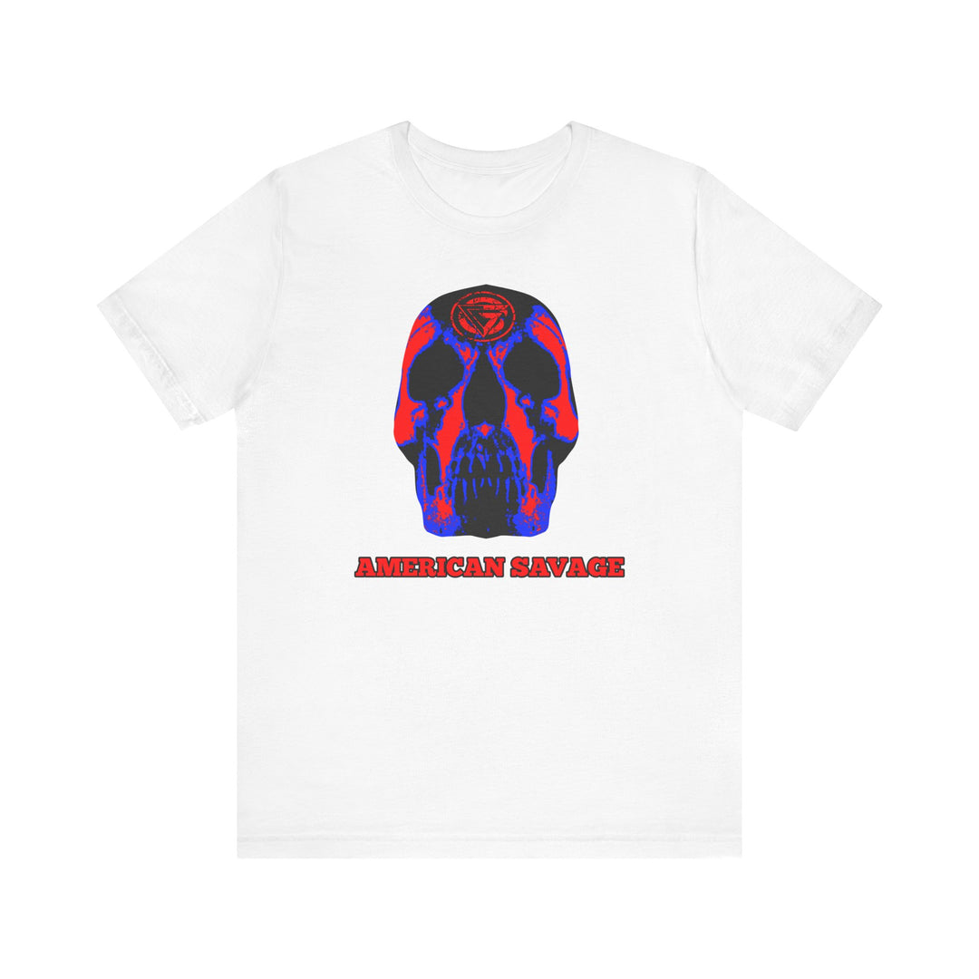 SKULLATOR RED BLUE /AMERICAN SAVAGE