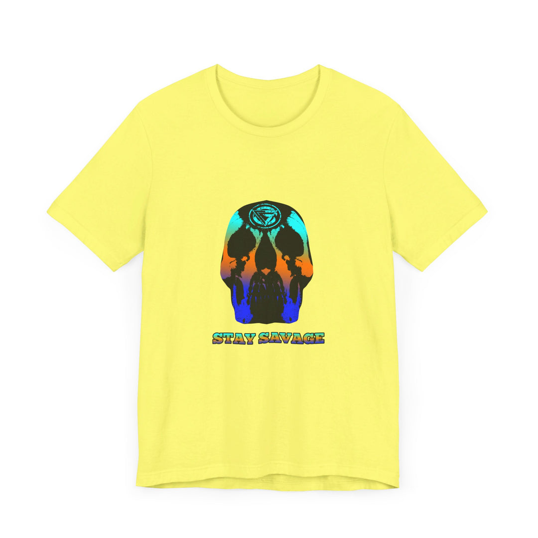 SKULLATOR BLUE ORANGE AQUA  /STAY SAVAGE