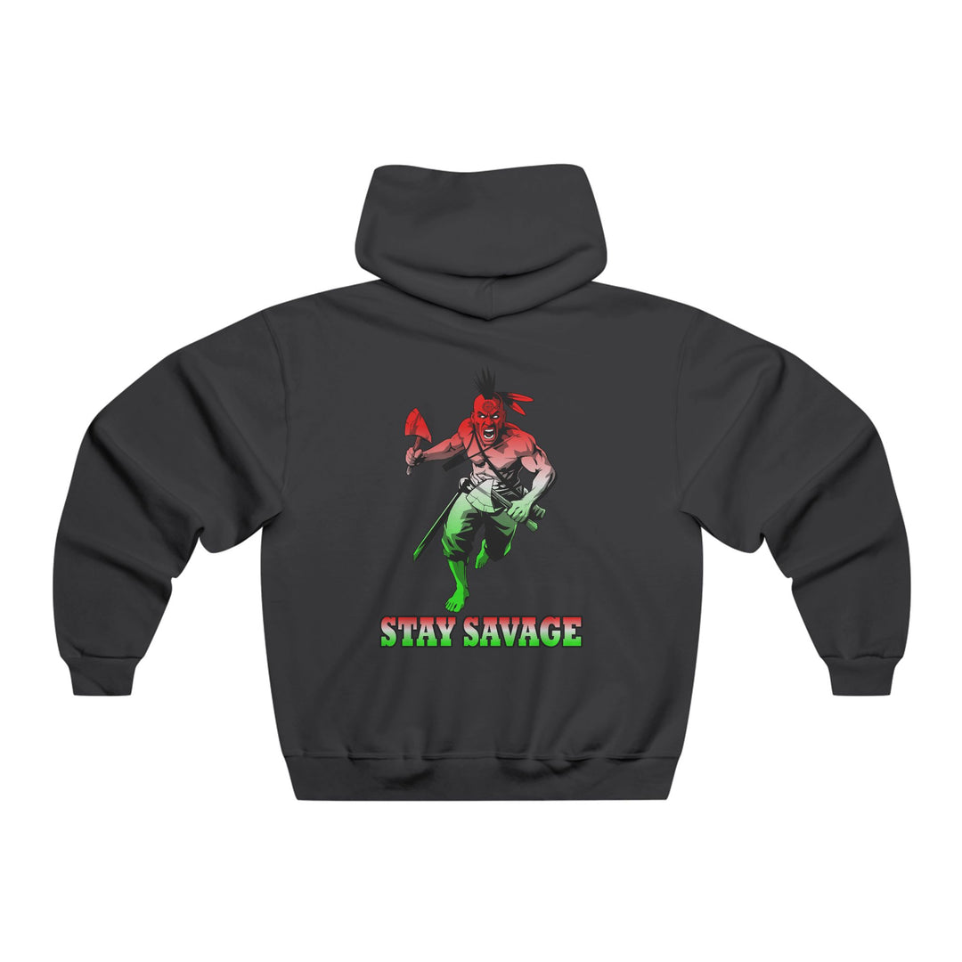 MAC BRAVE RED WHITE GREEN FADE /STAY SAVAGE