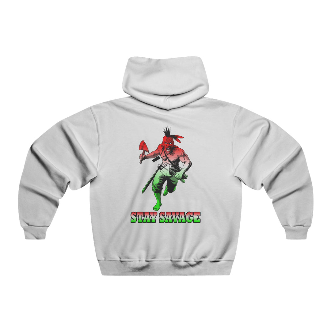 MAC BRAVE RED WHITE GREEN FADE /STAY SAVAGE