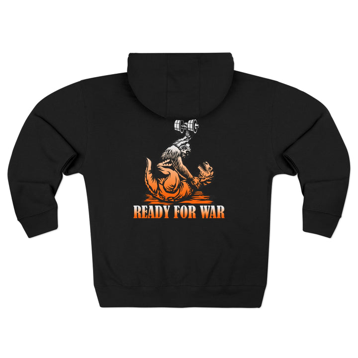 CG APE VS ZILLA ORANGE WHITE FADE /READY FOR WAR ZIP UP