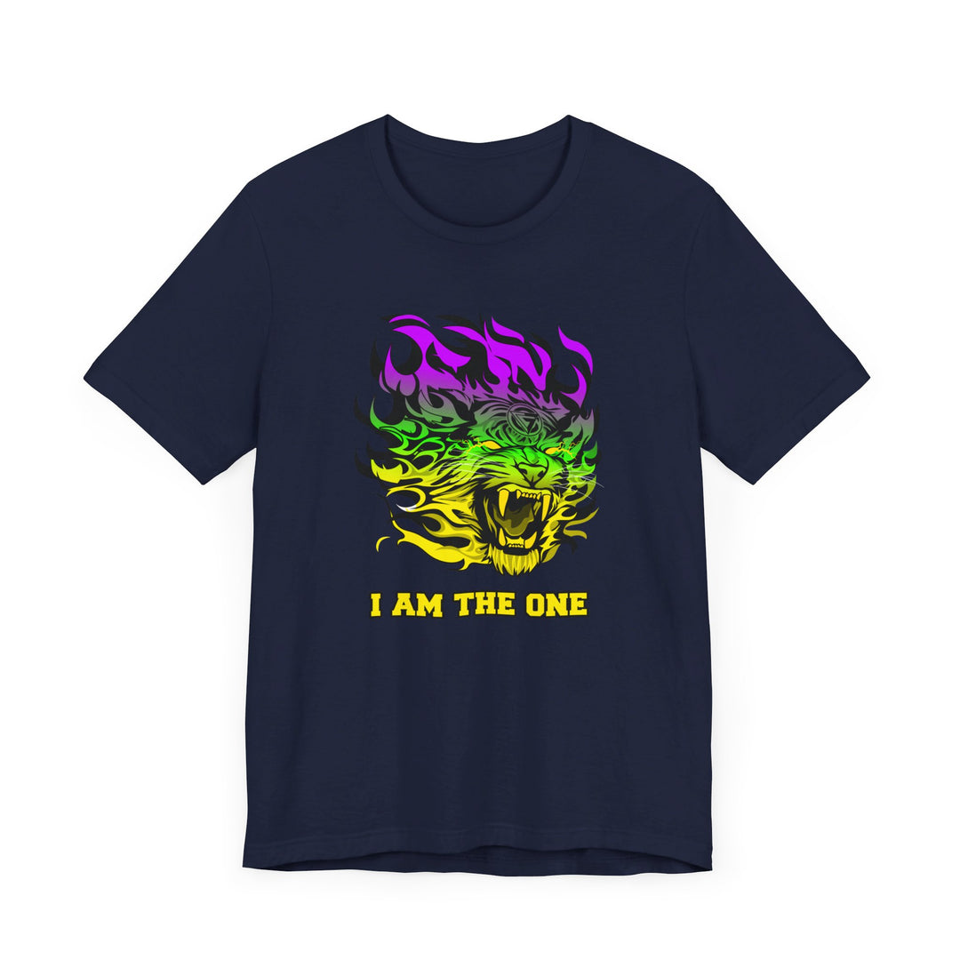 TIGER FLAME YELLOW GREEN PURPLE FADE/I AM THE ONE