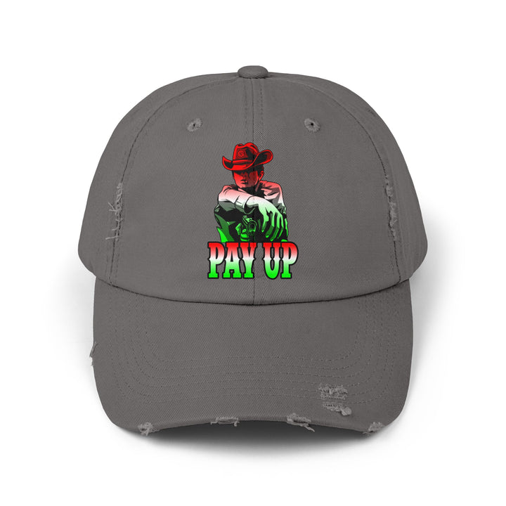CG COWBOY KILLER RED WHITE GREEN FADE/PAY UP CAP