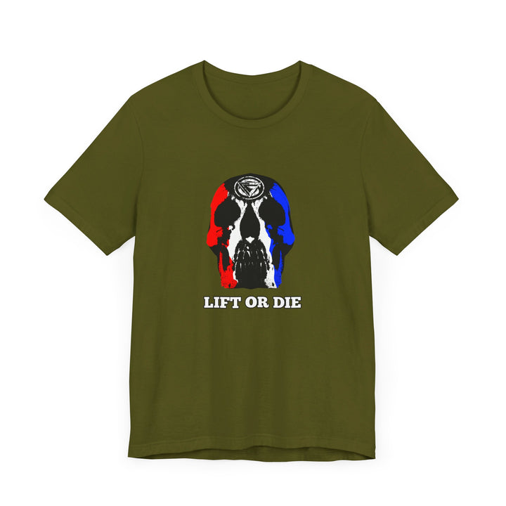 SKULLATOR RED WHITE BLUE /LIFT OR DIE
