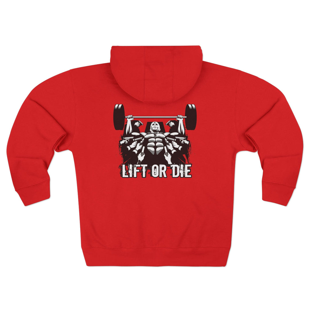 MAC WICK LIFT BLACK WHITE/LIFT OR DIE ZIP UP