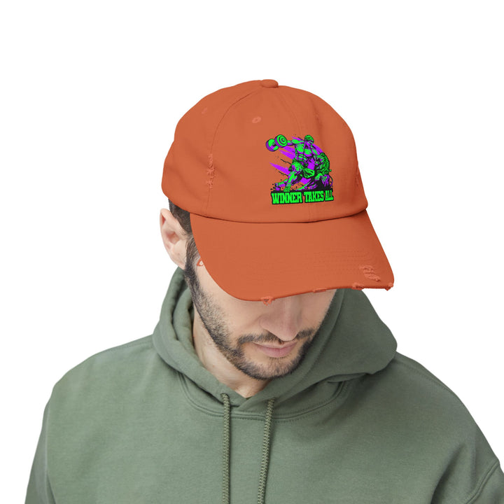 COLISEUM MAC VS LION PURPLE GREEN /WINNER TAKES ALL CAP