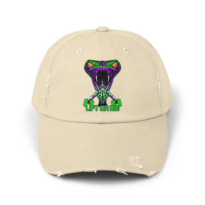 MAN VS VIPER PURPLE GREEN /LIFT OR DIE CAP
