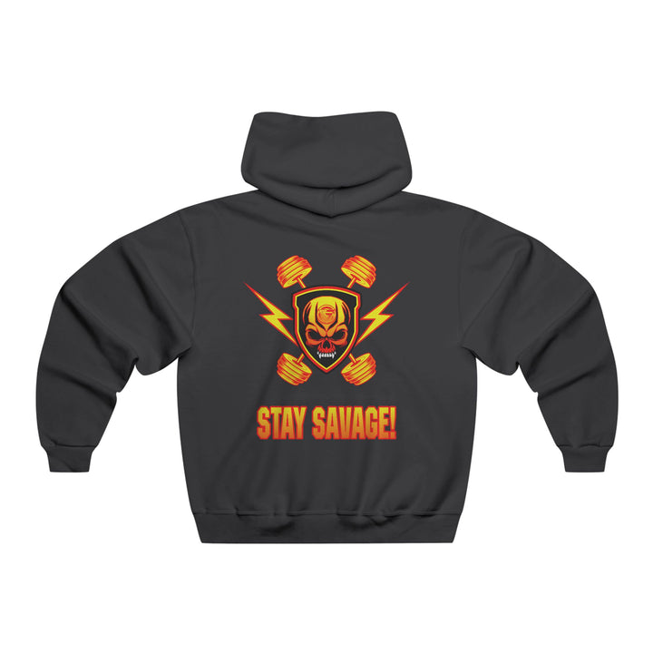 SKULL DBL BELL RED/ORANGE STAY SAVAGE!