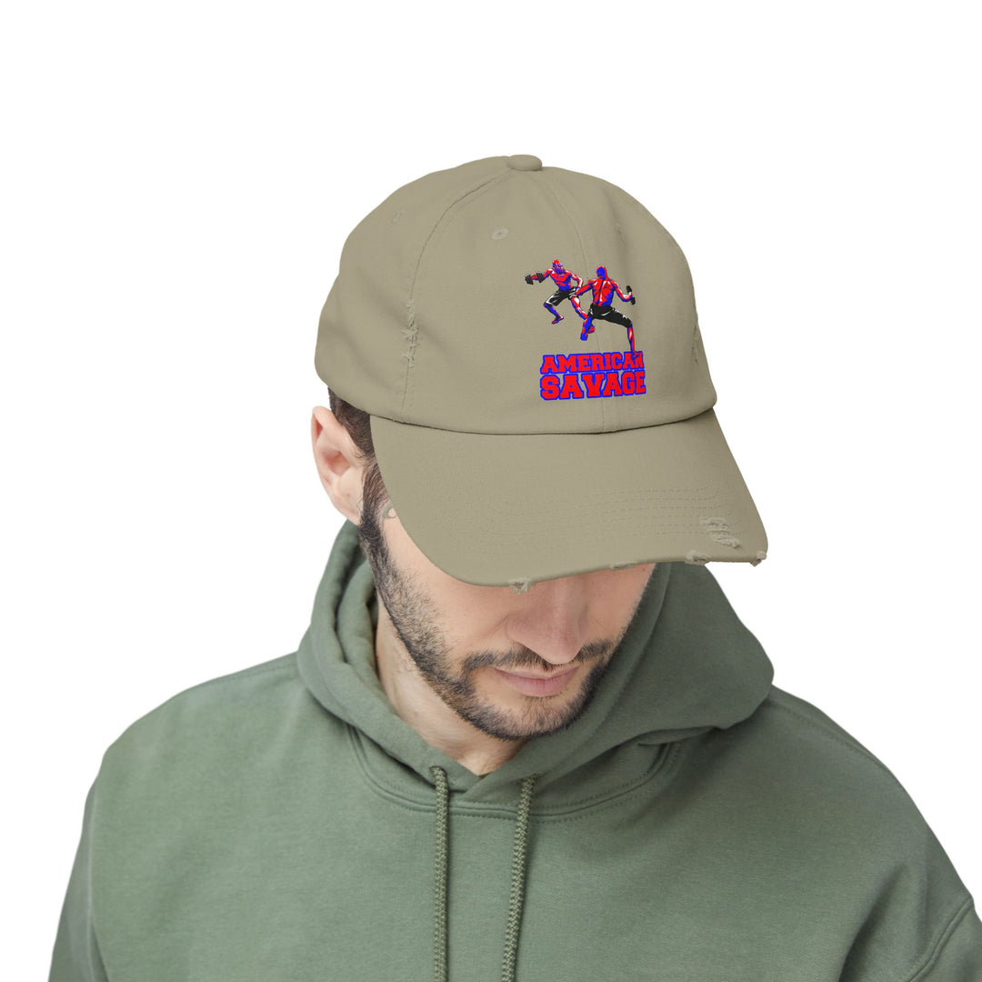 CG STAND OFF RED BLUE WHITE /AMERICAN SAVAGE CAP