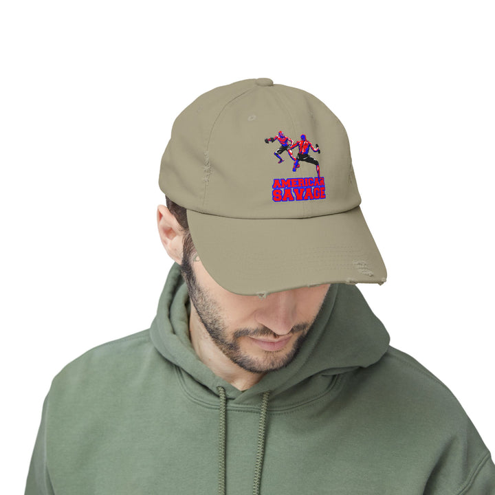 CG STAND OFF RED BLUE WHITE /AMERICAN SAVAGE CAP