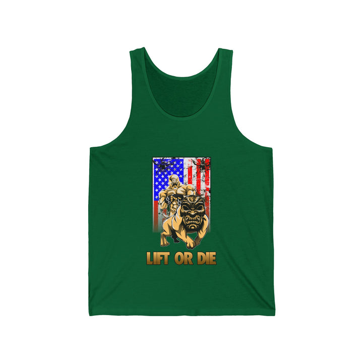 ANGRY DOG SAND FLAG TANK /LIFT OR DIE