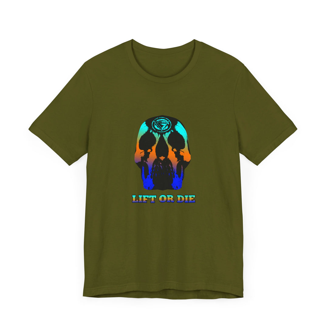 SKULLATOR BLUE ORANGE AQUA  /LIFT OR DIE