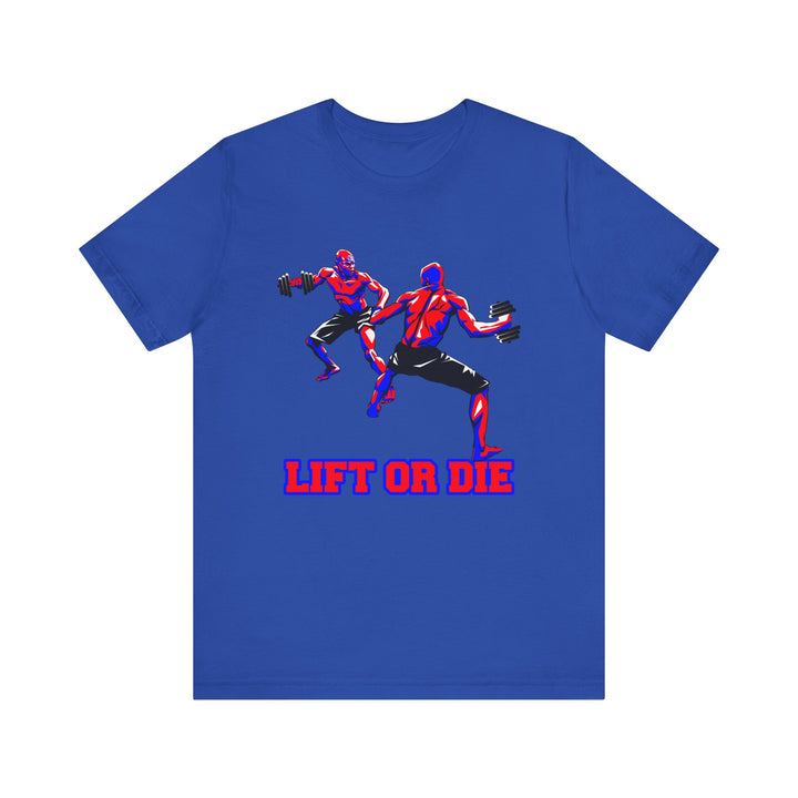 CG RED BLUE MAN VS MAN /LIFT OR DIE