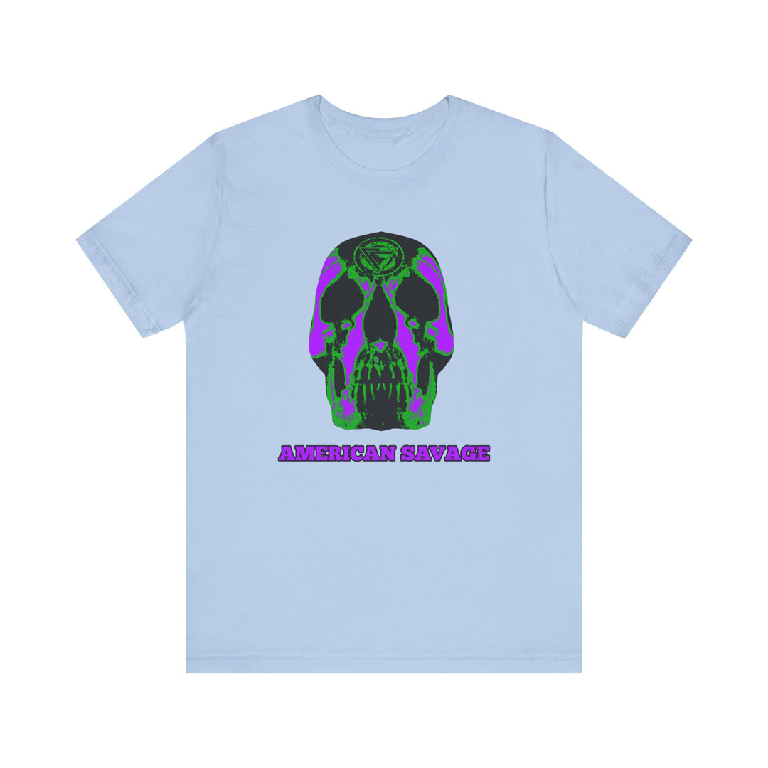 SKULLATOR PURPLE GREEN  /AMERICAN SAVAGE
