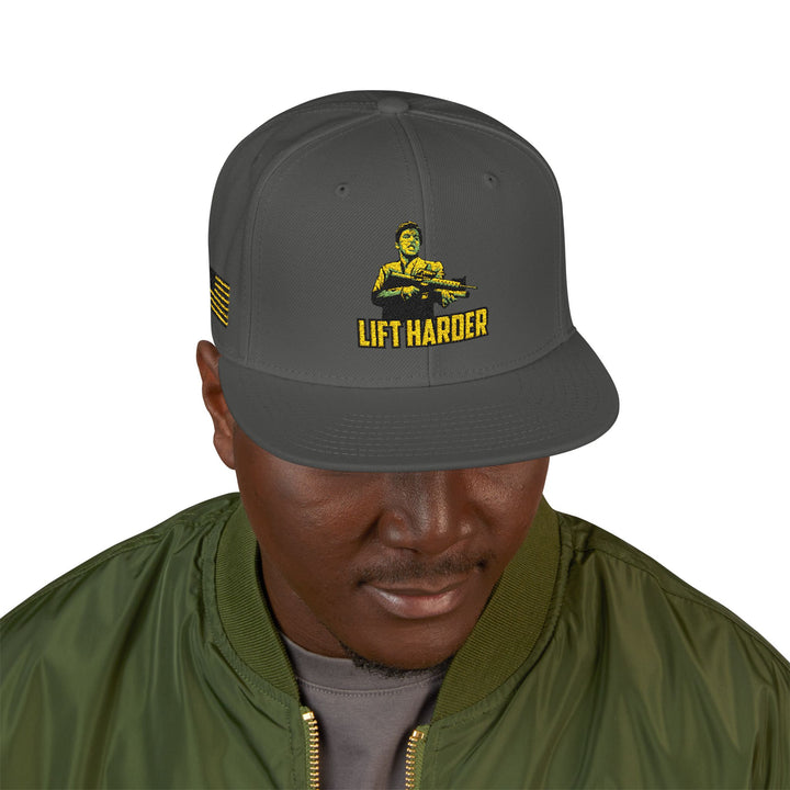 CG FINAL MAFIA BOSS YELLOW BLACK /LIFT HARDER Snapback (Embroidery)