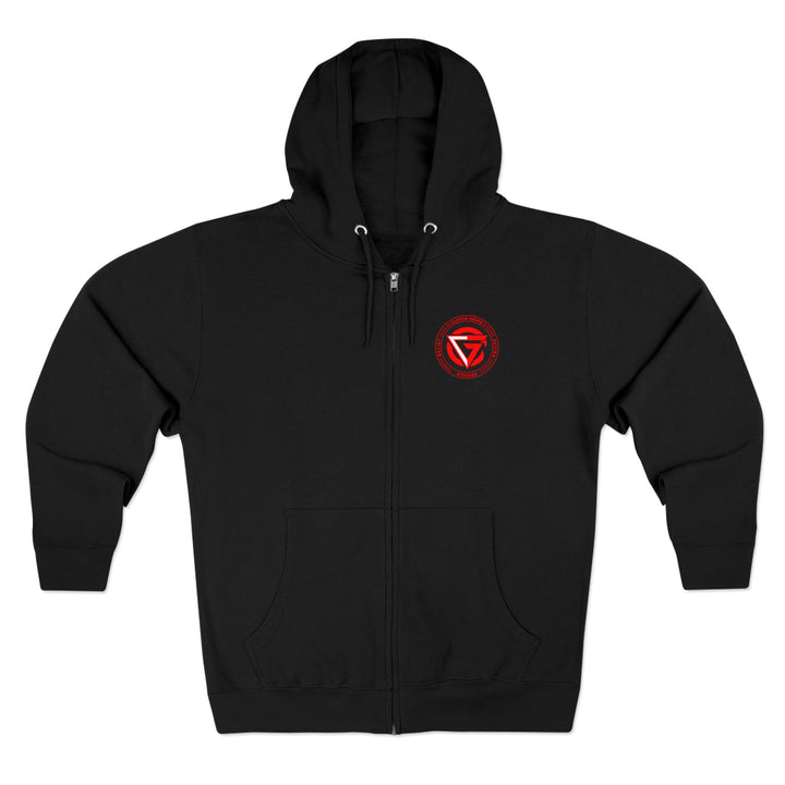 CG BEAST MASTER RED WHITE/CONQUER ZIP UP