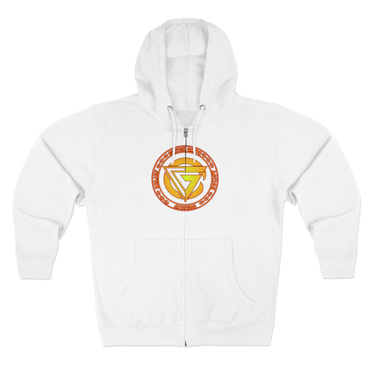 CG TIGER VS TIGER ORANGE RED FADE /CLUTCHGRIPS ZIP UP
