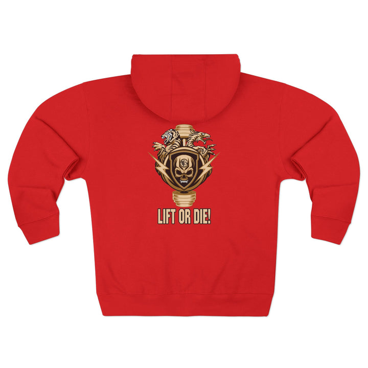 CG SGL SKULL BELL DESRT SAND/LIFT OR DIE ZIP UP