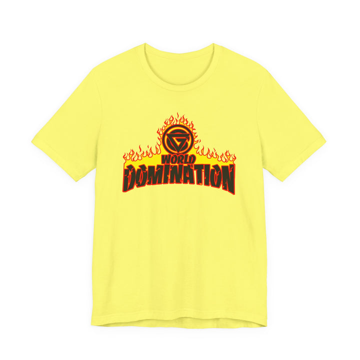 CG RED BLACK YELLOW WORLD DOMINATION