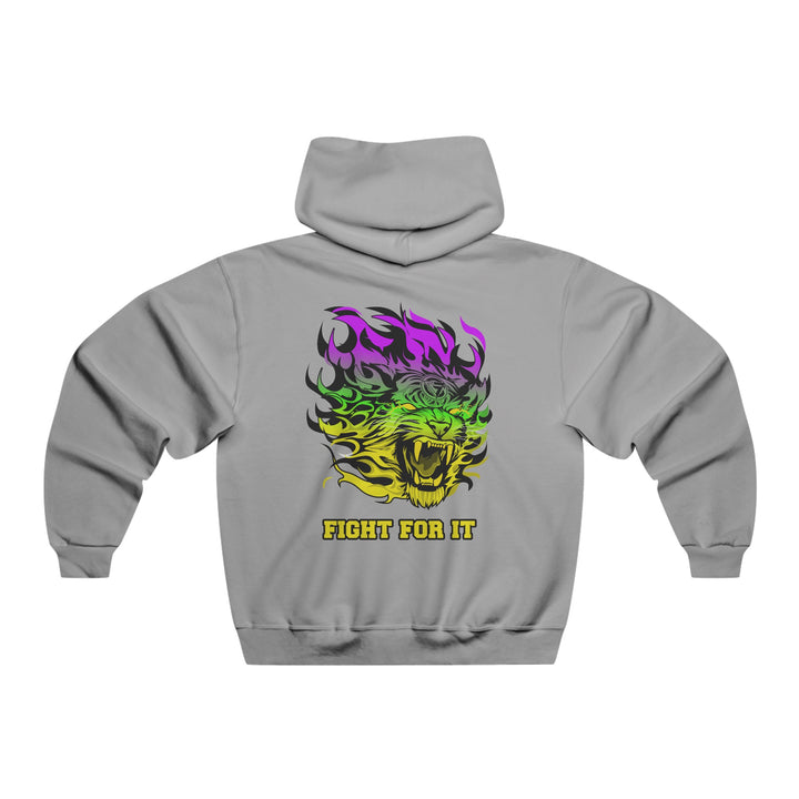 TIGER FLAME PURPLE GREEN YELLOW /FIGHT FOR IT