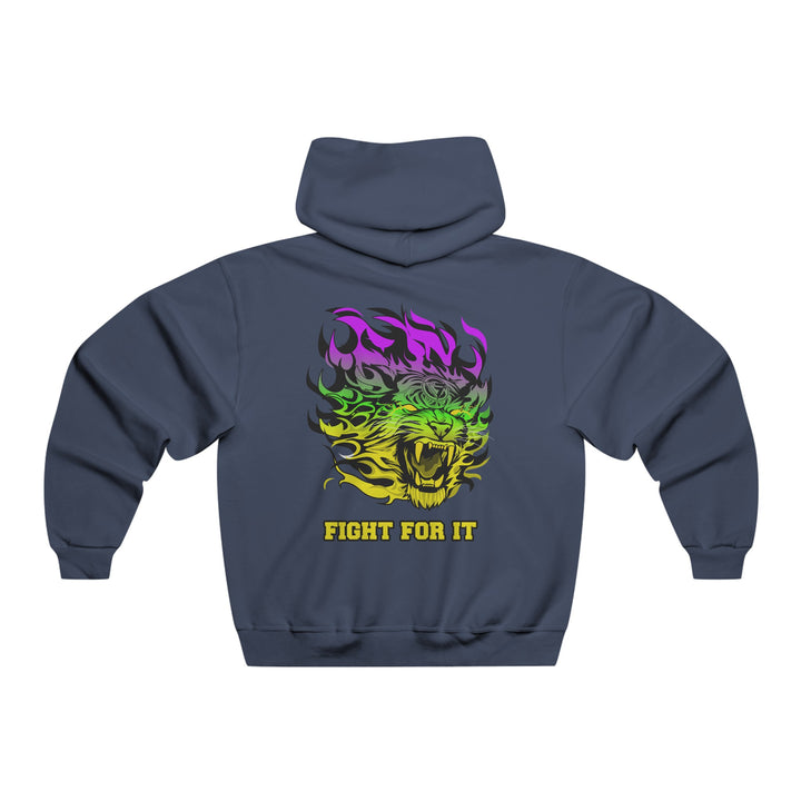 TIGER FLAME PURPLE GREEN YELLOW /FIGHT FOR IT