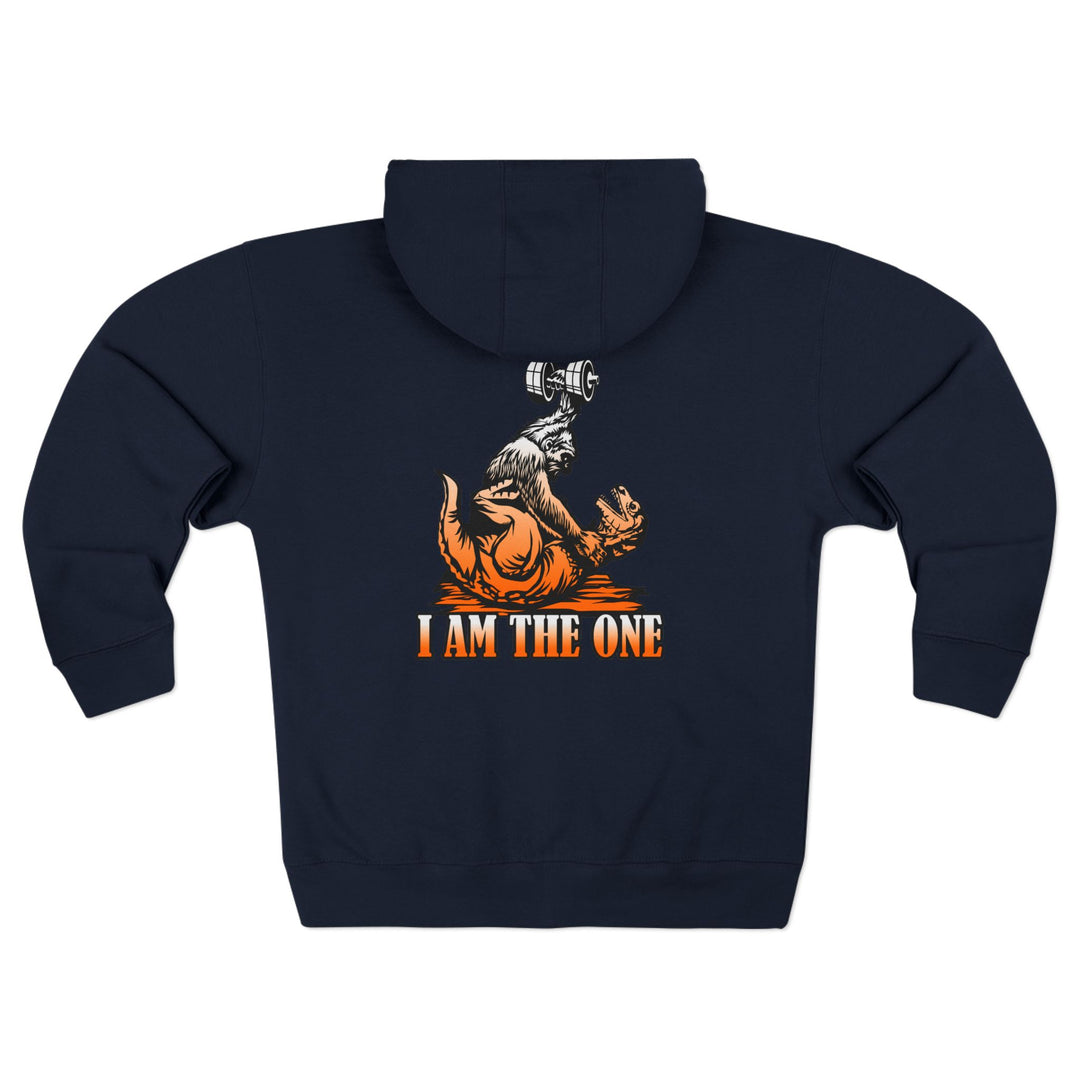 CG APE VS ZILLA ORANGE WHITE FADE /I AM THE ONE ZIP UP