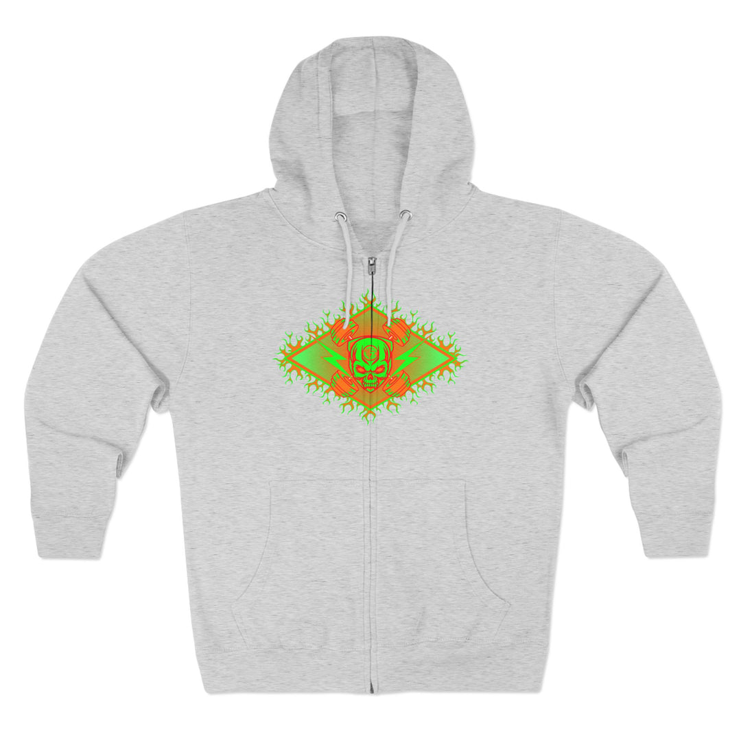 CG LIFT KICK ORANGE GREEN/LIFT HARDER ZIP UP