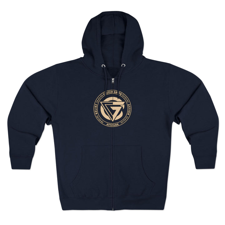CG SGL SKULL BELL DESRT SAND/LIFT OR DIE ZIP UP
