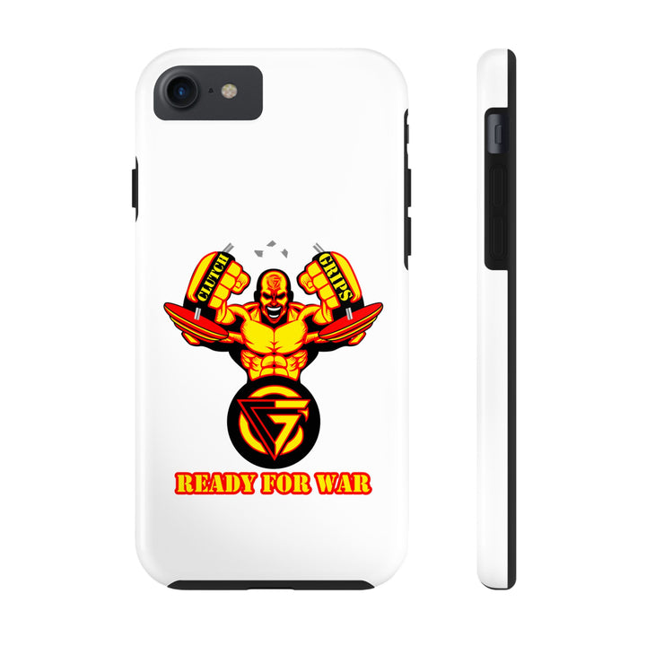 MAC-SNAP GOLD RED PHONE CASE /READY FOR WAR