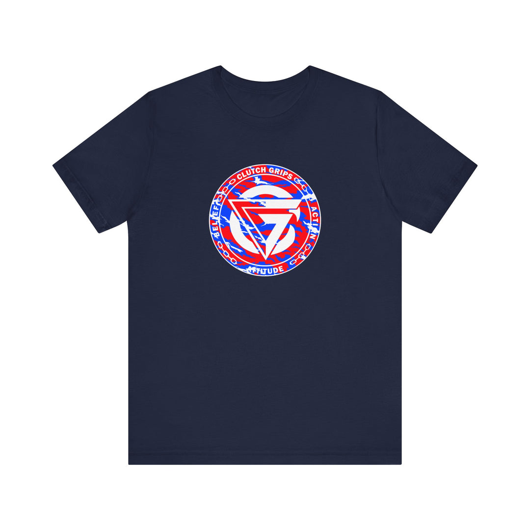 CG LOGO RED WHITE BLUE CAMO BLEND