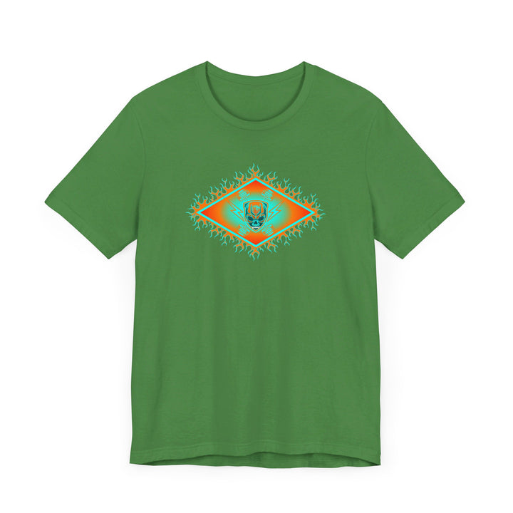 MIAMI AQUA ORANGE DIAMOND SKULLATOR DOUBLE BELL