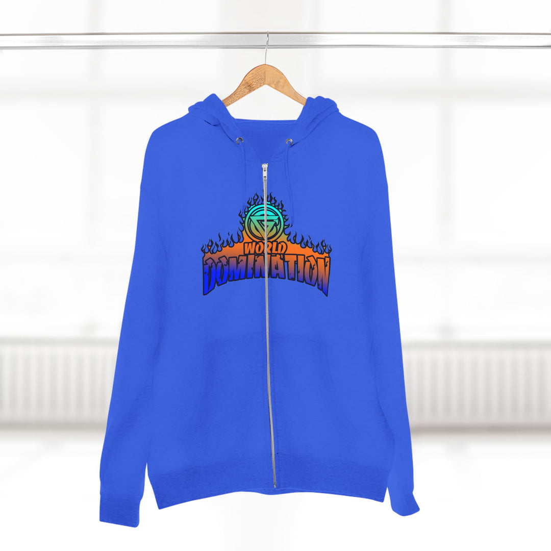 CG APE VS ZILLA BLUE ORANGE AQUA /WELCOME TO THE JUNGLE ZIP UP