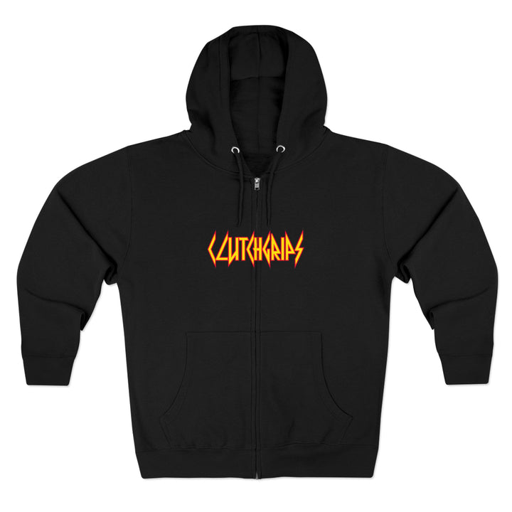 CG DBL SKULL BELL RED GOLD/STAY SAVAGE ZIP UP