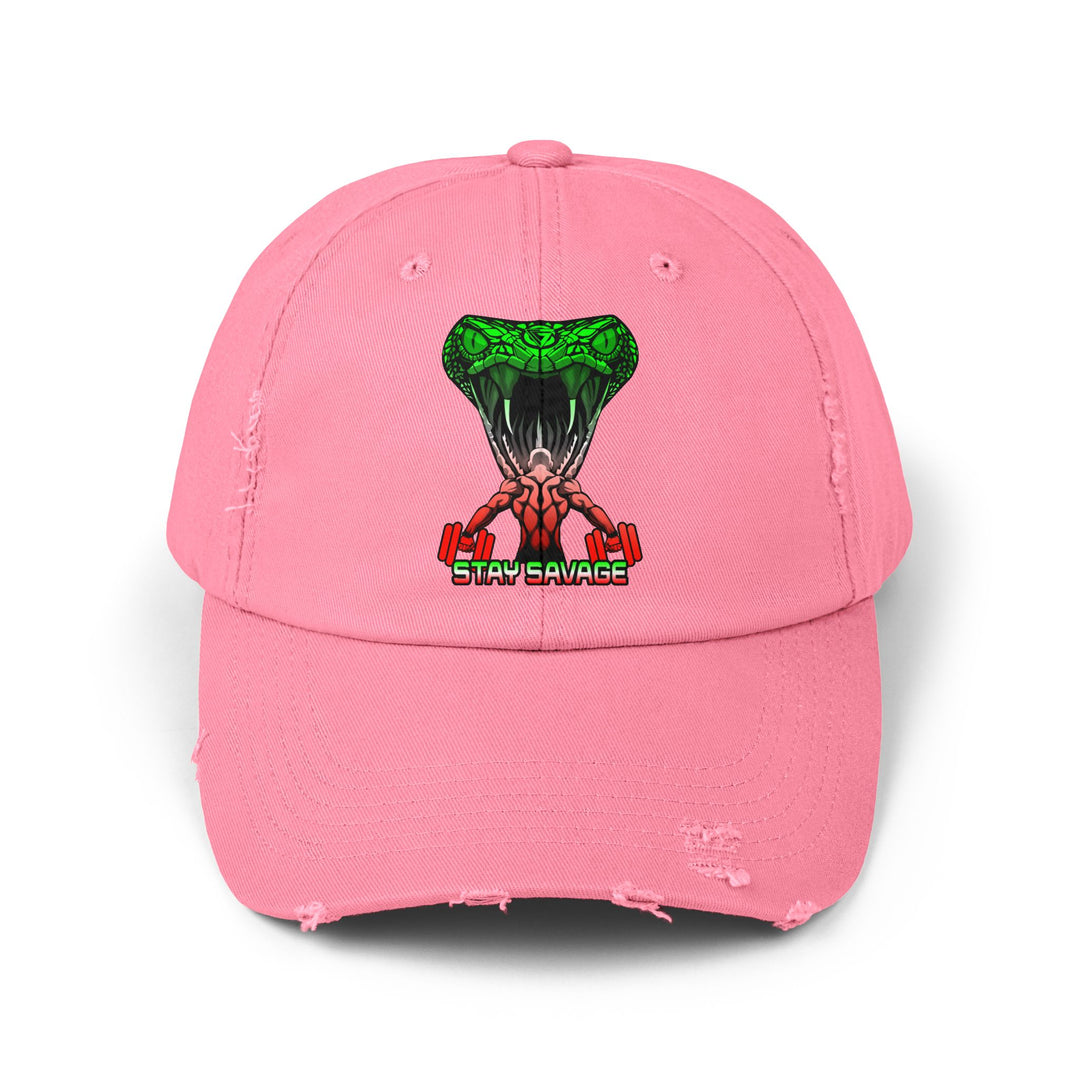 MAN VS VIPER RED WHITE GREEN FADE /STAY SAVAGE CAP