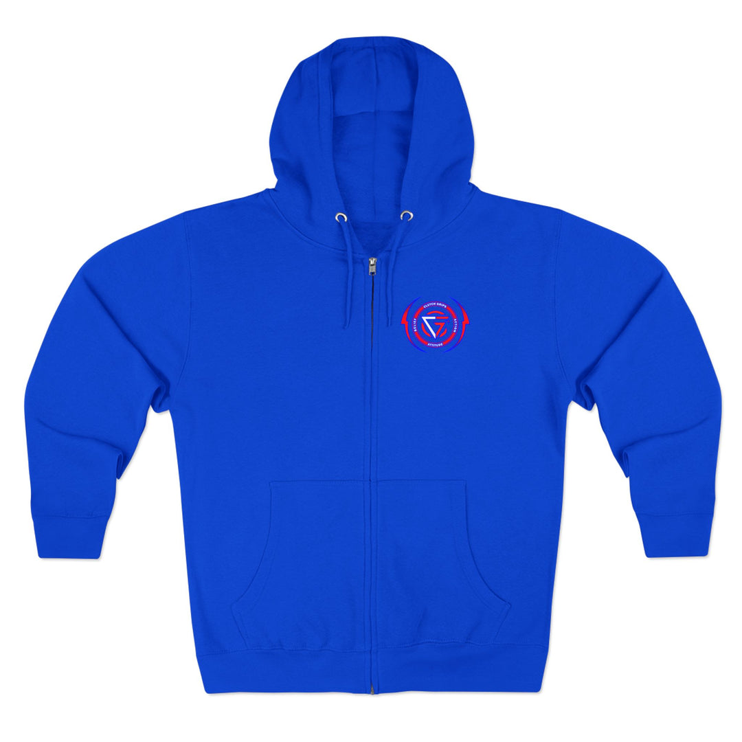 CG LION HEART RED WHITE BLUE /WELCOME TO THE JUNGLE ZIP UP
